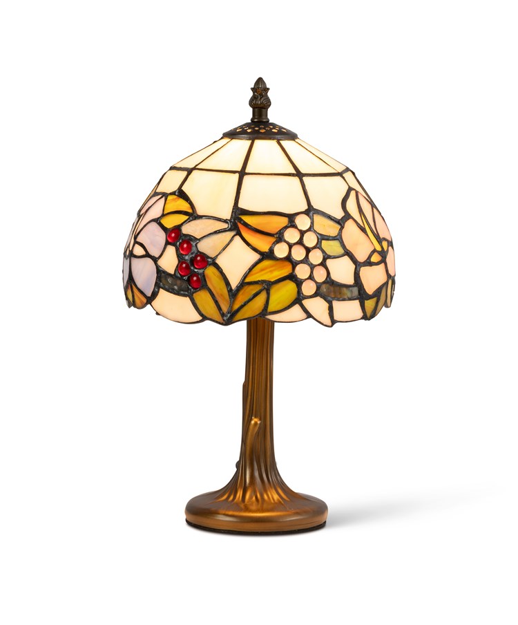 Lily Small Tiffany Style Stained Glass Traditional Table Lamp Lily Small Tiffany Style Stained Glass Traditional Table Lamp