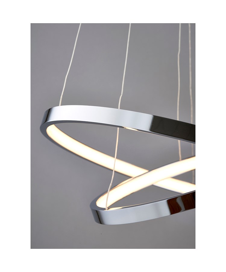 Endon Kline LED 2 Ring Pendant Ceiling Light Endon Kline LED 2 Ring Pendant Ceiling Light