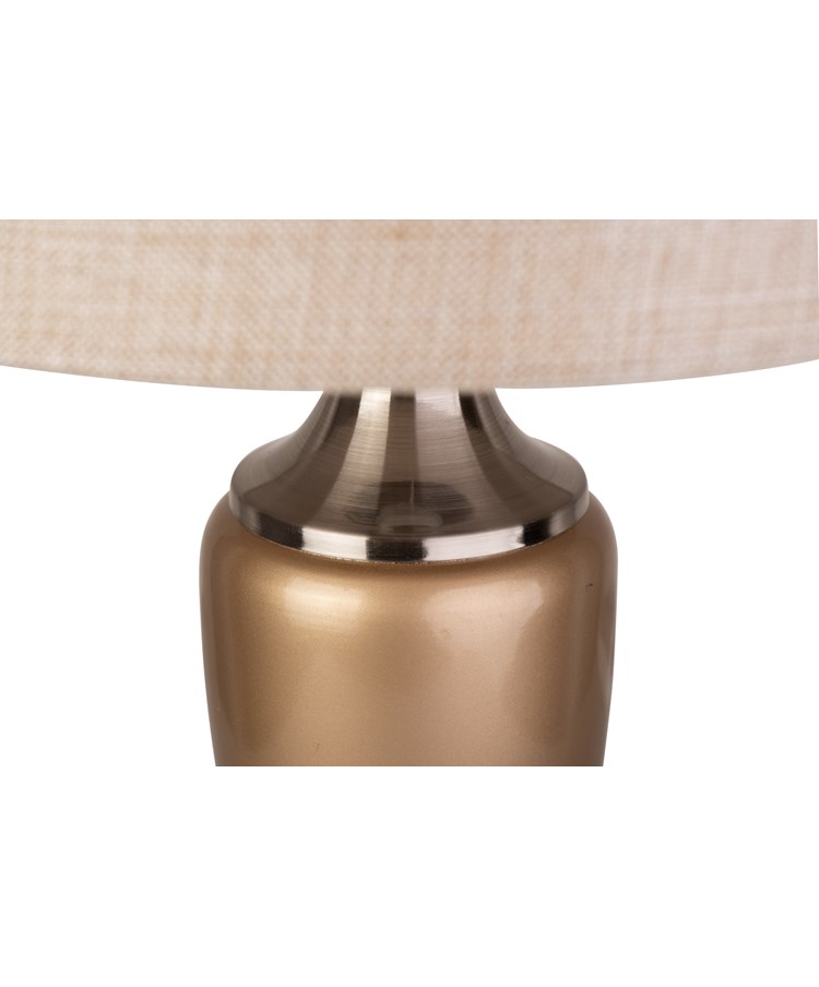 Large Malham Champagne Gold and Silver Classic Ceramic Table Lamp and Shade Large Malham Champagne Gold and Silver Classic Ceramic Table Lamp and Shade