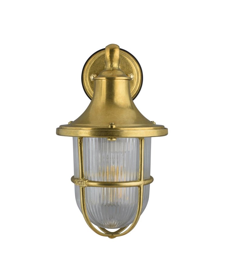 Elipta Greenwich Outdoor Wall Lantern Light - Solid Brass Elipta Greenwich Outdoor Wall Lantern Light - Solid Brass
