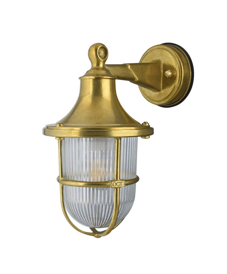 Elipta Greenwich Outdoor Wall Lantern Light - Solid Brass Elipta Greenwich Outdoor Wall Lantern Light - Solid Brass