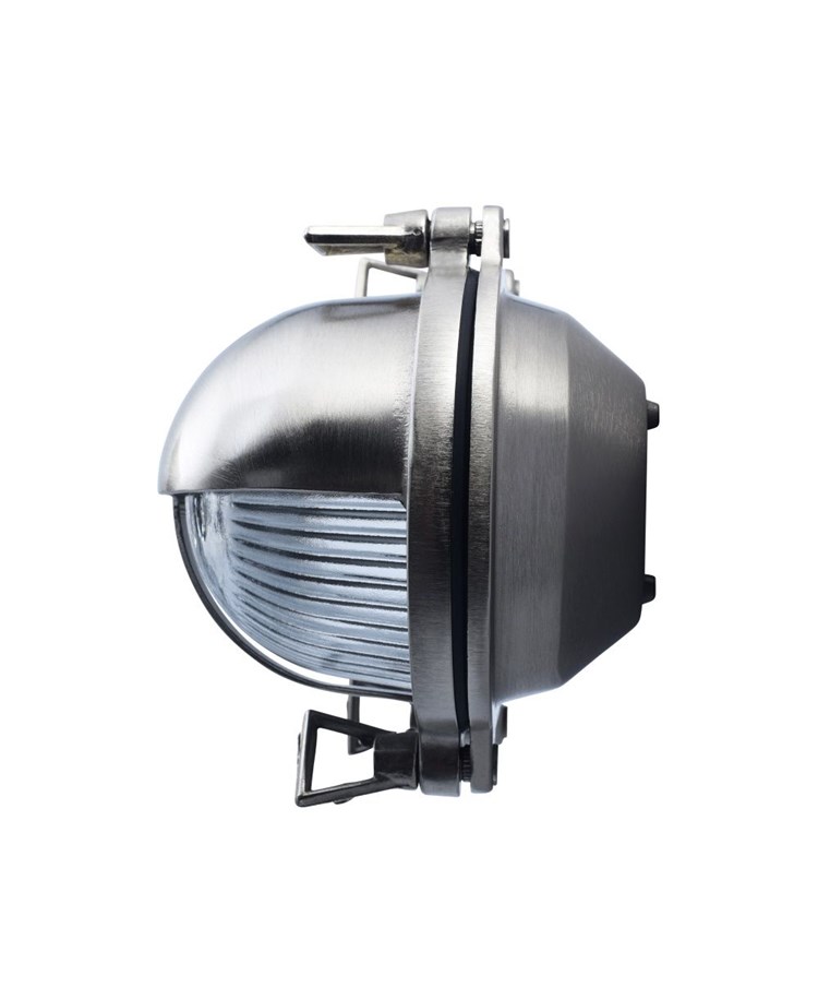 Elipta Portsmouth Oval Eyelid Bulkhead - Solid Brass, Nickel Plated Finish Elipta Portsmouth Oval Eyelid Bulkhead - Solid Brass, Nickel Plated Finish