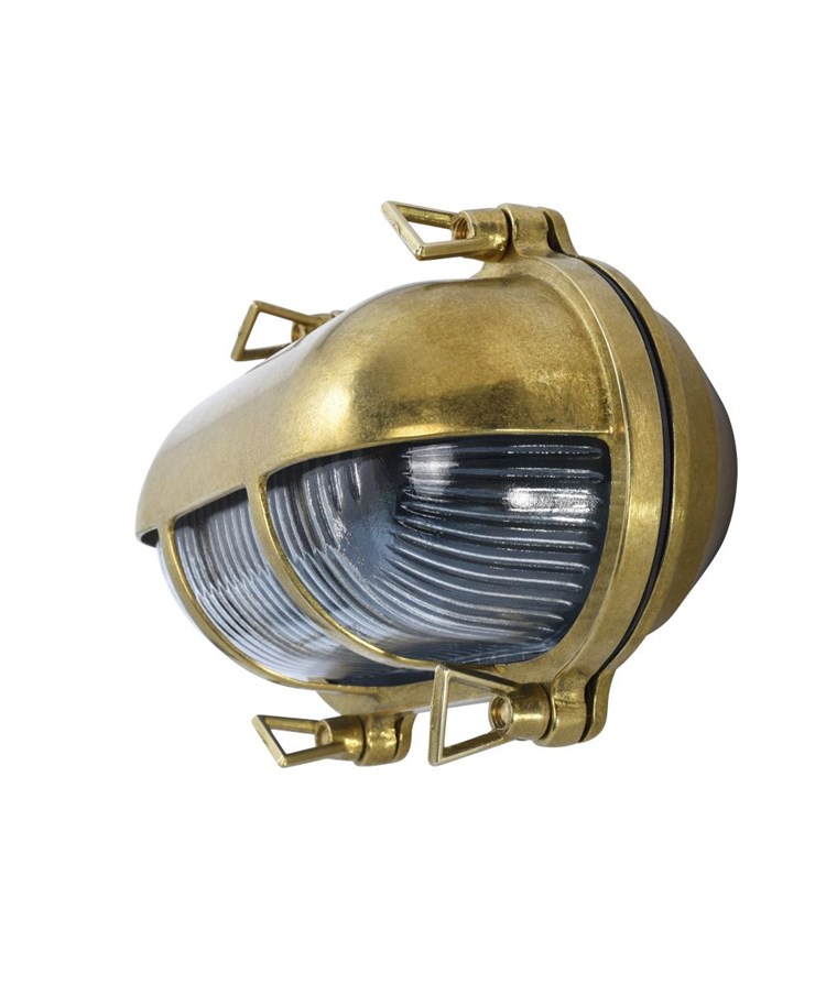 Elipta Portsmouth Oval Eyelid Bulkhead Wall Light - Soild Brass Elipta Portsmouth Oval Eyelid Bulkhead Wall Light - Soild Brass