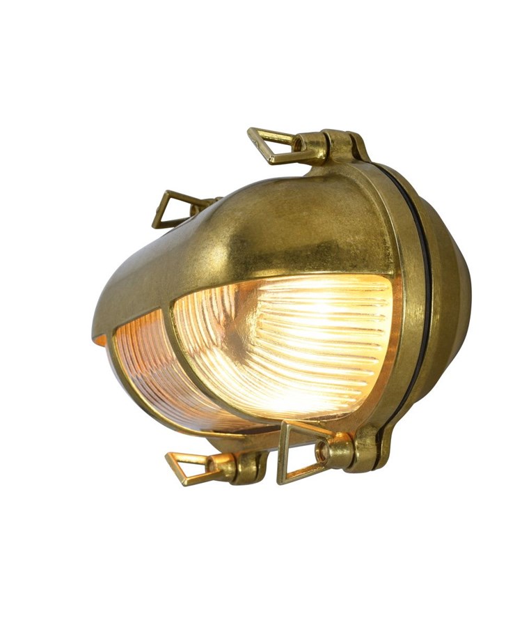 Elipta Portsmouth Oval Eyelid Bulkhead Wall Light - Soild Brass Elipta Portsmouth Oval Eyelid Bulkhead Wall Light - Soild Brass