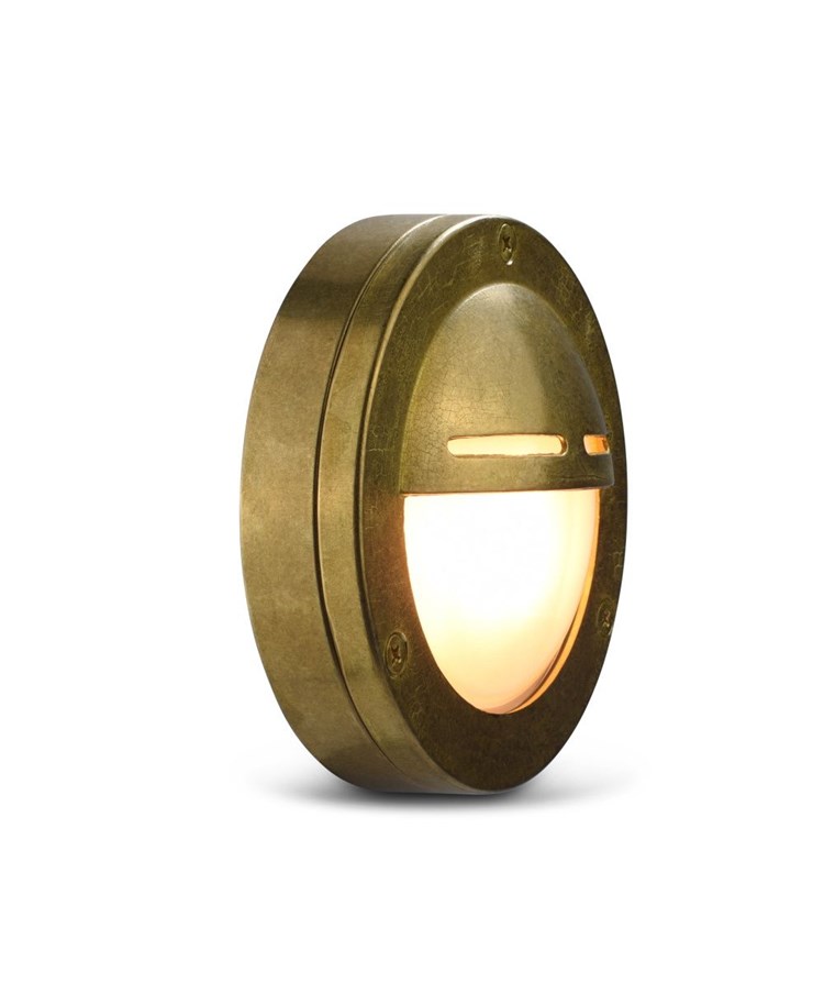 Elipta Chatham Eyelid Outdoor Wall Light - Solid Brass Elipta Chatham Eyelid Outdoor Wall Light - Solid Brass