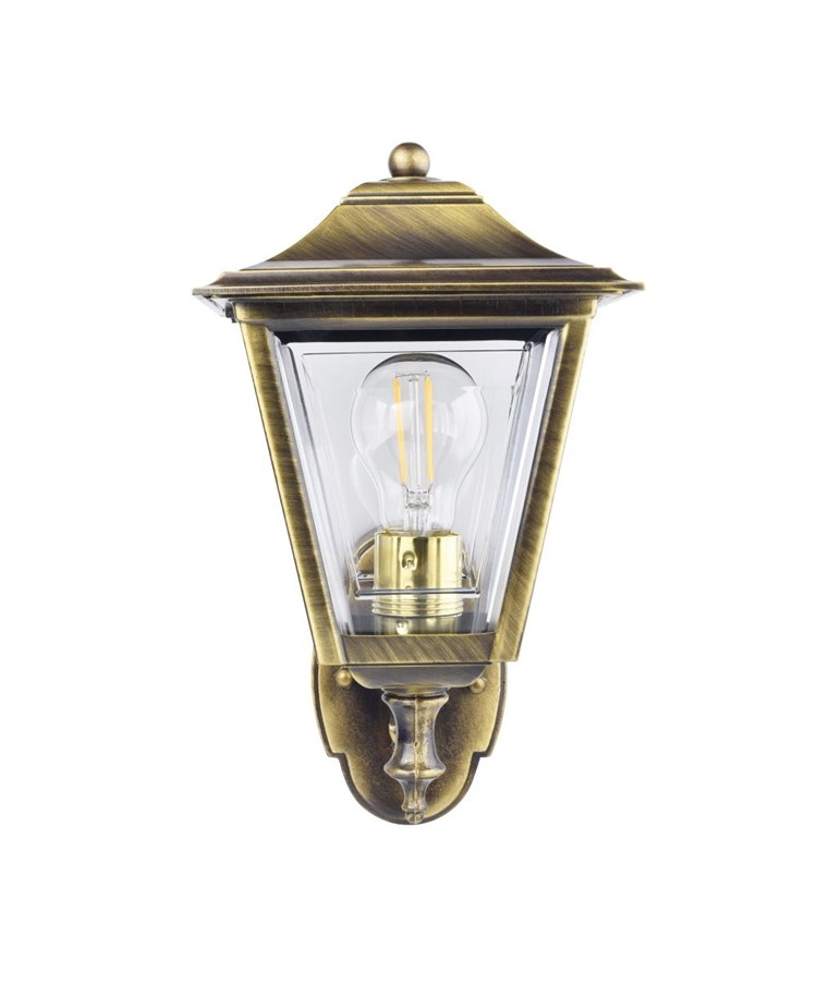 Elipta Coachlight Lantern Outdoor Light - Solid Brass, Antique Lacquered Finish Elipta Coachlight Lantern Outdoor Light - Solid Brass, Antique Lacquered Finish