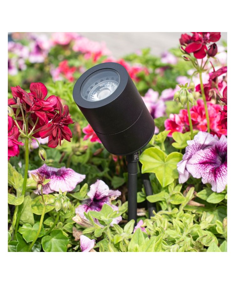 Patilo Compact Spike Spotlight 240V GU10 - Black - 240v Patilo Compact Spike Spotlight 240V GU10 - Black - 240v