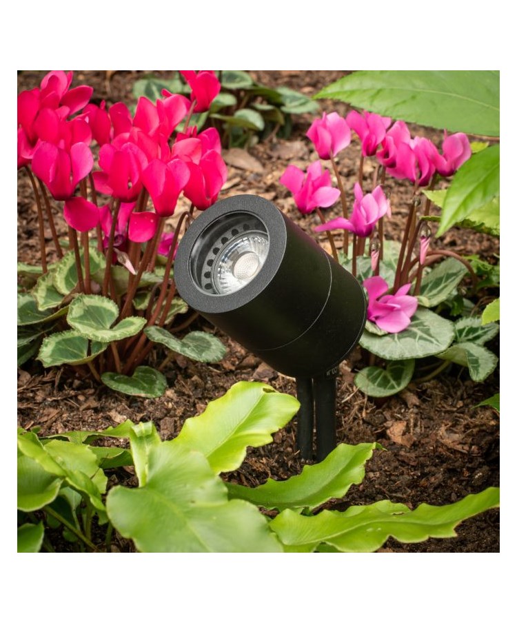 Patilo Compact Spike Spotlight 240V GU10 - Black - 240v Patilo Compact Spike Spotlight 240V GU10 - Black - 240v