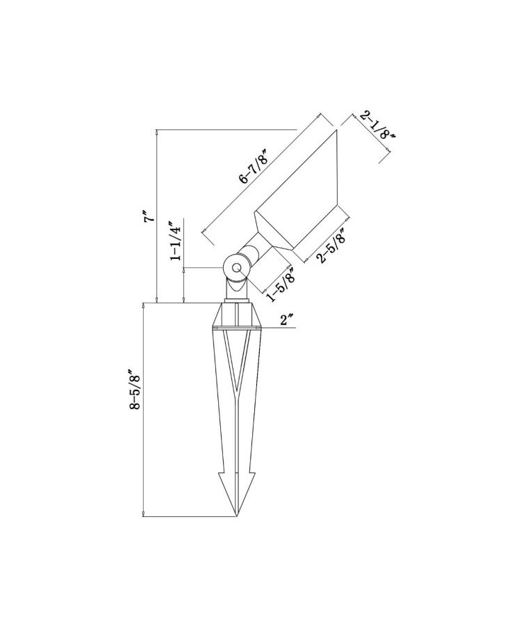 Patilo Pegasus spike spotlight 12V MR16 - Bronze finished Brass Patilo Pegasus spike spotlight 12V MR16 - Bronze finished Brass