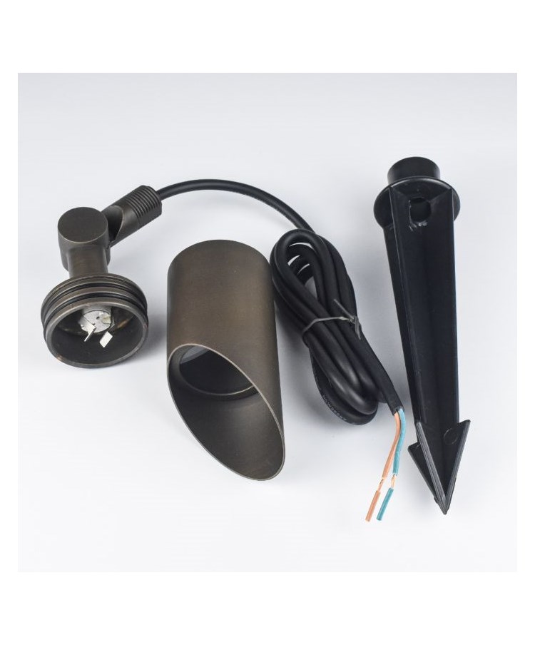 Patilo Pegasus spike spotlight 12V MR16 - Bronze finished Brass Patilo Pegasus spike spotlight 12V MR16 - Bronze finished Brass