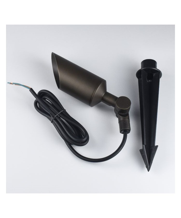 Patilo Pegasus spike spotlight 12V MR16 - Bronze finished Brass Patilo Pegasus spike spotlight 12V MR16 - Bronze finished Brass