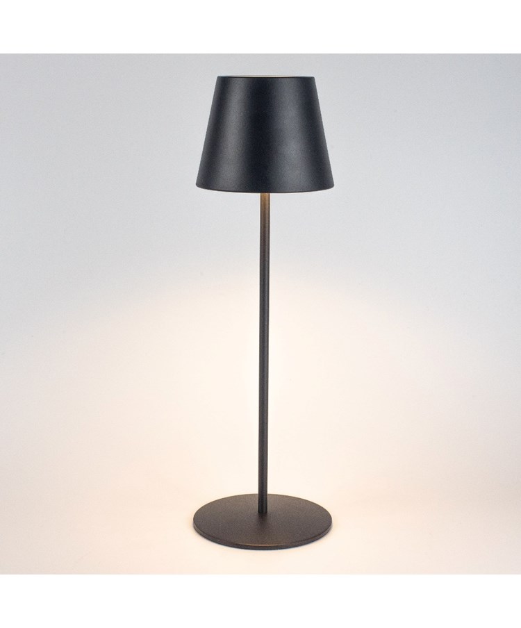 Elipta Rechargeable Battery Outdoor LED Table Lamp - Grey