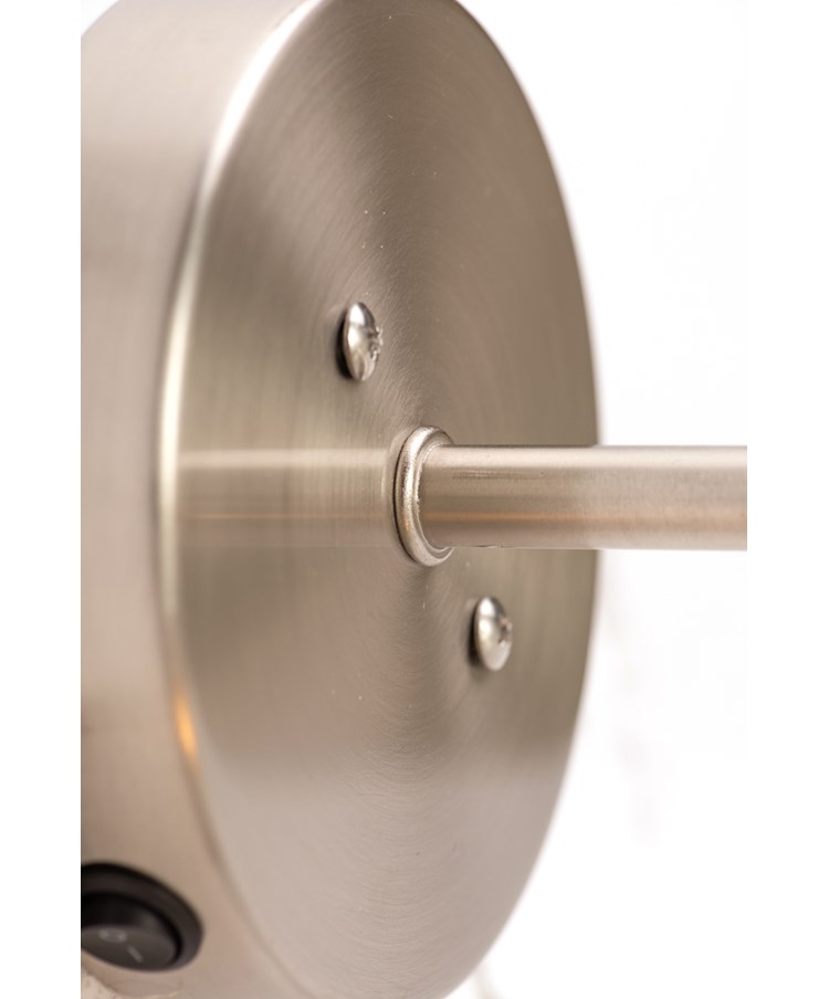 Echo Industrial Style Modern Switched Wall Light & Clear Glass - Silver Echo Industrial Style Modern Switched Wall Light & Clear Glass - Silver