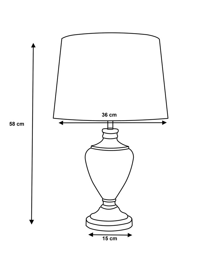 Hepburn Large Ceramic Table Lamp with White Gold Shade - Blue Print, Brass Hepburn Large Ceramic Table Lamp with White Gold Shade - Blue Print, Brass