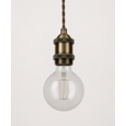Vintage Edison Twisted Cable Pendant Light - E27/ES - 1.5M - Copper