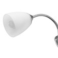 Caprice 3 Light Semi Flush Ceiling Light with Opal Glass Shades