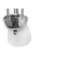 Caprice 3 Light Semi Flush Ceiling Light with Opal Glass Shades