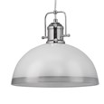 Dome Modern Suspension Ceiling Pendant Light - St Moritz Glass