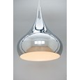 Modern Designer Teardrop Ceiling Pendant Light - Chrome - Large