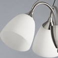 Franklin Ceiling 3 Light Complete With Opal Glass - Satin Nickel