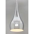Modern Designer Teardrop Ceiling Pendant Light - Chrome - Small