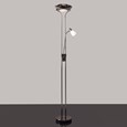 Mother and Child Floor Lamp - Black Chrome - Complete With LED Bulbs