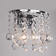 Senza Chrome & Crystal Ball Droplets Double Wall Light