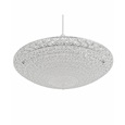 Crystal Ceiling Uplighter - Non Electric Pendant Shade - Easy Fit Light - Glass