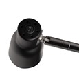 Heavyweight Modern Black Chrome Reading Floor Lamp with LED Daylight Bulb