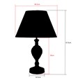 Hannah Luxury Elegant Chrome & Crystal Table Lamp with Grey Empire Shade