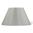 Hannah Luxury Elegant Chrome & Crystal Table Lamp with Grey Empire Shade