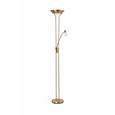 Mother and Child Floor Lamp - Antique Brass - Complete With LED Bulbs