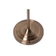 Kingswood Barley Twist Traditional Floor Lamp - Antique Brass with Cream Shade