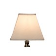 Kingswood Barley Twist Square Base Traditional Table Lamp - Antique Brass