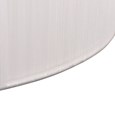 Fengate Stone Effect Grey Table Lamp with Ivory Silk String Shade