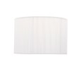 Fengate Stone Effect Grey Table Lamp with Ivory Silk String Shade