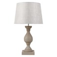 Bailey Grey Linen Table Lamp Shade - 25cm - Replacement Shade - Shade Only