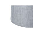 Hannah Chrome & Crystal Standard Floor Lamp & Grey Linen Shade