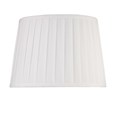 Hannah Luxury Elegant Chrome & Crystal Floor Lamp with Ivory Linen Shade