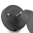 Ardley Dark Grey Unswitched Adjustable Directional Head  Wall Light