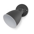 Ardley Dark Grey Switched Adjustable Directional Head  Wall Light