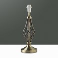 Queenswood Classic Barley Twist Table Lamp Base Only - Antique Brass