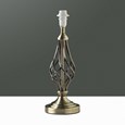 Queenswood Antique Brass Table Lamp Base Only