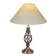 Kingswood Barley Twist Antique Brass Table Lamp