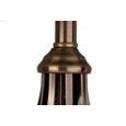 Queenswood Table Lamp Antique with Dark Charcoal Linen Shade