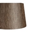 Queenswood Table Lamp Antique with Dark Charcoal Linen Shade