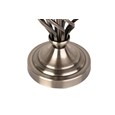 Queenswood Classic Barley Twist Table Lamp with Ivory Linen Shade- Antique Brass
