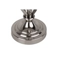 Queenswood Classic Barley Twist Table Lamp with Natural Linen Shade - Silver
