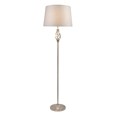 QUEENSWOOD FLOOR LAMP SILVER – GREY LINEN
