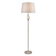 QUEENSWOOD FLOOR LAMP SILVER – GREY LINEN